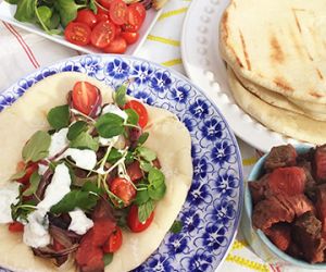 Fullblood Wagyu Beef Gyros with Tzatziki Sauce