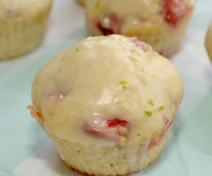 Strawberry Lime Muffins