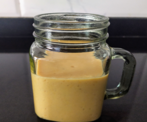 Peach, Banana, And Ginger Smoothie