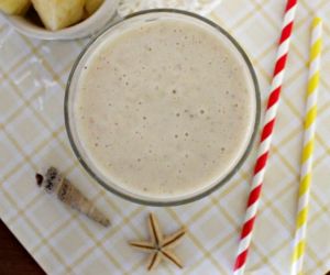 Pineapple Coconut Banana Tropical Protein Smoothie
