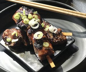 Japanese Style "Kushiyaki" Wagyu Beef Skewers