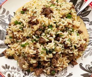 Wagyu Italian Sausage Risotto with Fresh Herbs