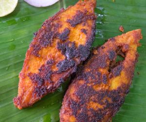 FISH FRY WITH SHALLOTS AND COCONUT