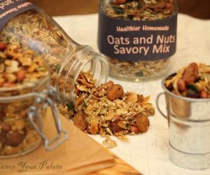 Homemade Trail Mix – Oven Roasted Oats and Nuts