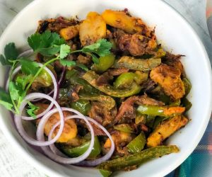 Aloo Shimla Mirch – Bell Pepper Potatoes Stir-Fry