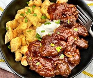 Austrian Goulash with Wagyu Beef and Dumplings