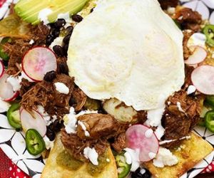 Braised Wagyu Beef Chile Verde Chilaquiles