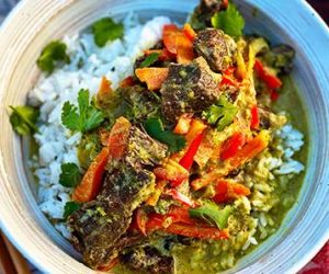 Wagyu Beef Cheek Thai Green Curry with Rice