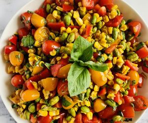 Roasted Edamame and Corn Salad - Healthy recipes