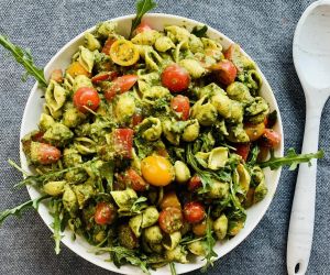 Vegetable Pasta with Pesto - Healthy recipes