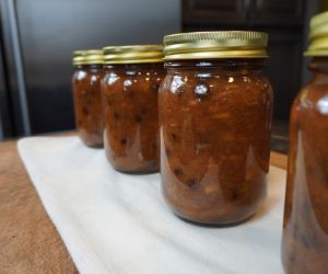 Canning Homemade Rhubarb Sauce - Tastes Like BBQ Sauce