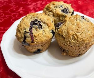 Sourdough Blueberry Cinnamon Muffins