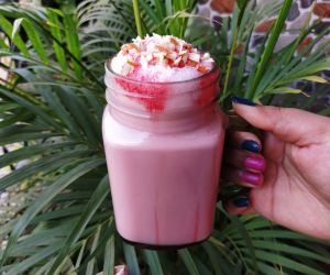 Rooh Afza Milkshake | Rose Milk | Simple Mug Recipe - Memoir Mug