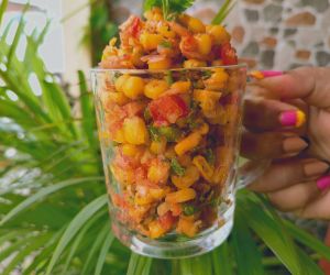 Masala Corn Chaat Cup | Easy Indian Street Food Recipe - Memoir Mug