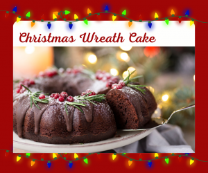 Christmas Wreath Cake