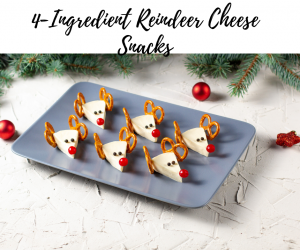 4-Ingredient Reindeer Cheese Snacks