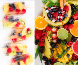 Organic Fruit Popsicles 